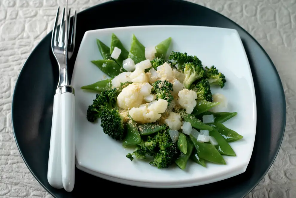 menestra coliflor con sésamo 